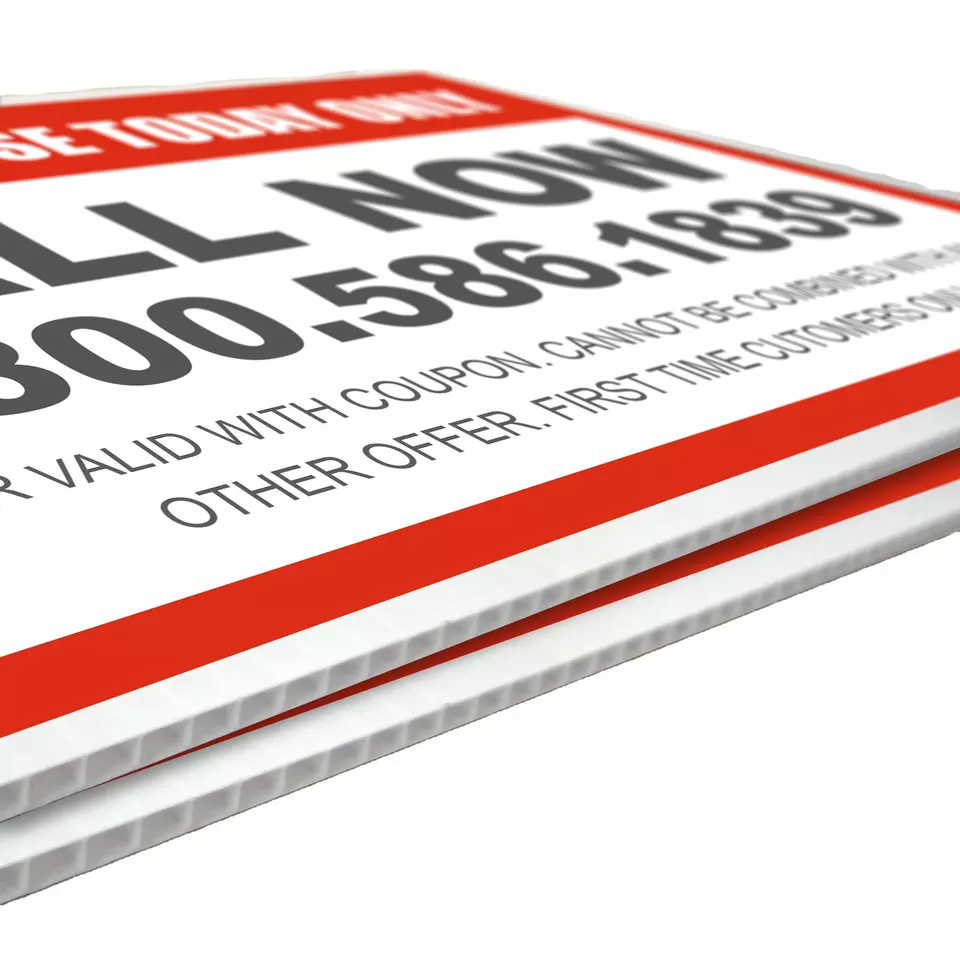 Benefits of Corrugated Plastic Signs