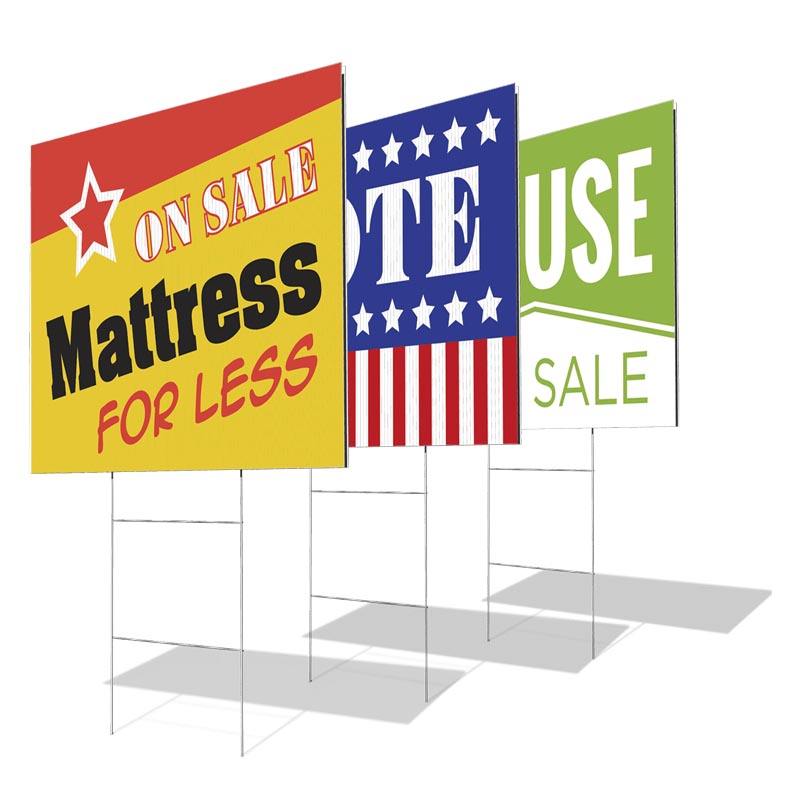 Color Printing Options for Corrugated Plastic Signs