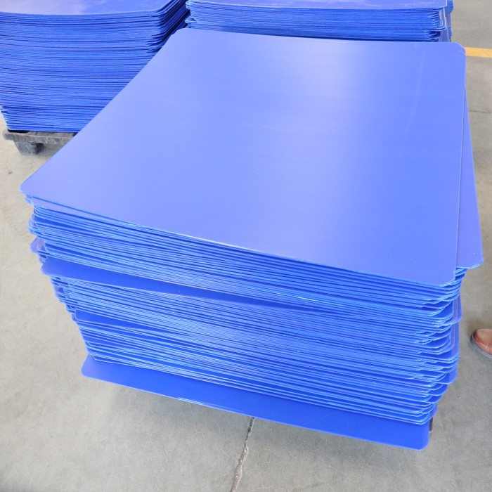 Blue Plastic Layer Pads for Beverage Industry