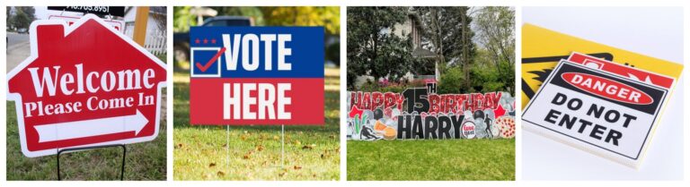 Recycling Coroplast Signs